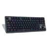 87 key wireless keyboard RGB Type C cable desktop electronic mechanical metal keyboard with HUB port