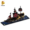 kids pirate ship ABS plastic building block toy