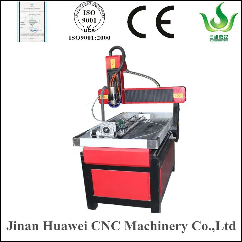 6090 4-Axis CNC Milling Router Machine Sale Mach3 NC Studio Richauto ...