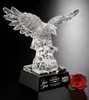 Hot Sell ride on the crest of success crystal eagle trophy2019