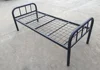 cheap price modern single metal iron pipe hostel bed frame