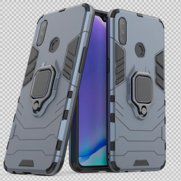 

Mount magnetic tpu pc finger ring shockproof Back cover for realme 3 back cover
