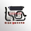 BLACK ALUMINUM BLOT-ON TURBO INTERCOOLER PIPING KIT FOR HON*DA B-series Engines B16 B18 B20