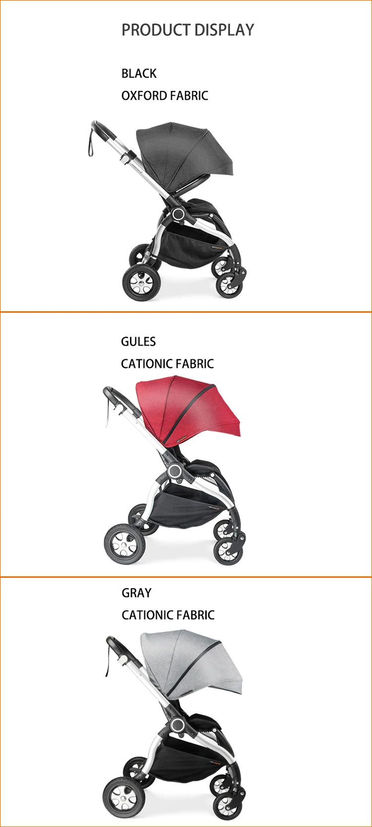 Wholesale Infant baby stroller/ EN 1888 approved 3 in 1 baby stroller to Europe / new models baby pushchair 2018