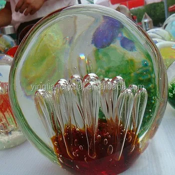 Top Quality Decorative Glass Crystal Flower Sphere Ball Buy