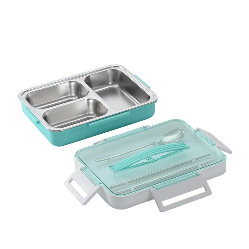 

New design fashion leakproof lunch box stainless steel lunch box with strap, Customized color
