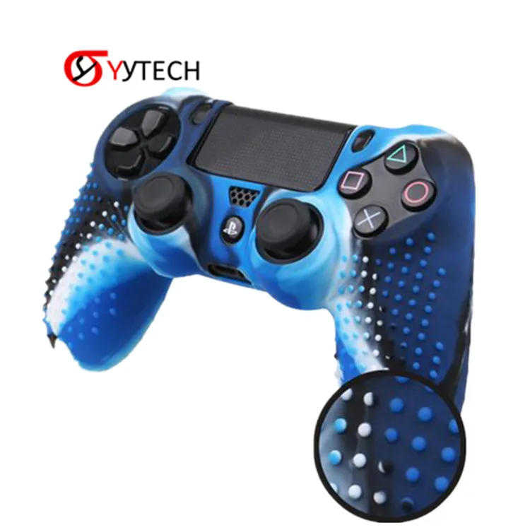 

SYYTECH Anti-slip Silicone Gamepad Skin Grip Cover Protector Case For PS4 Controller Cover