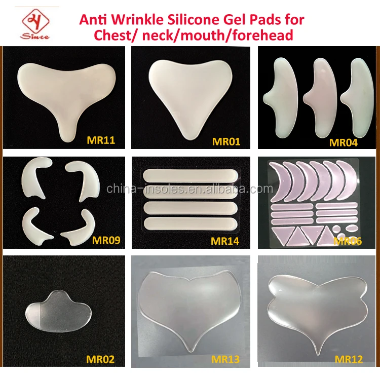 Custom Reusable Soft Silicone Antiwrinkle Pad Wrinkle Prevention