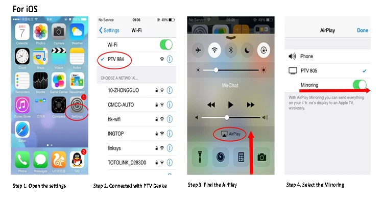 ios steps