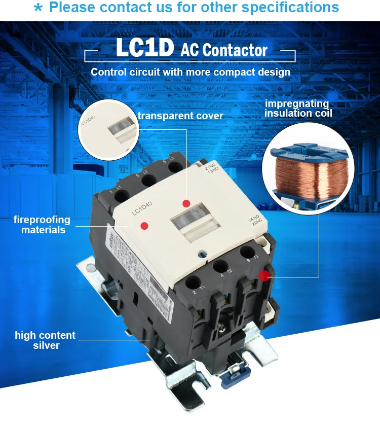 Type Contactor Lc1-d32 - Buy Types Of Contactor,Contactor Lc1-d32 ...