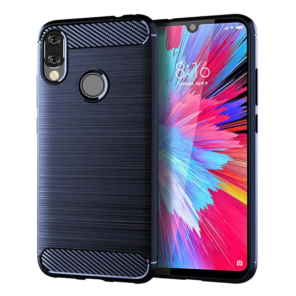 

For Xiaomi Redmi Note 7S Case Classic Design Cover Case TPU Phone Case
