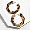 Acetate Board Precision Cutting Ladies Acrylic Solid Personality Earrings