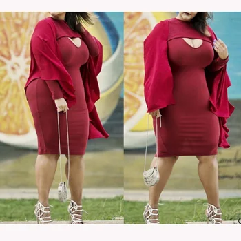 plus size bandage dress