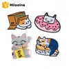 Cute Cat Clothing Iron On Embroidered Custom Woven Patch