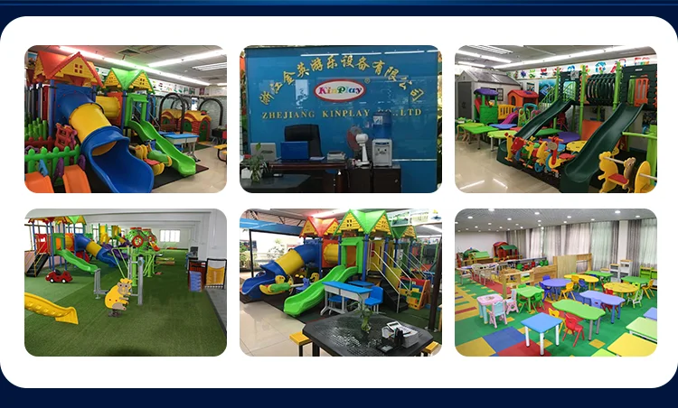 KINPLAY brand custom large multifunction children playground equipment outdoor plastic slide