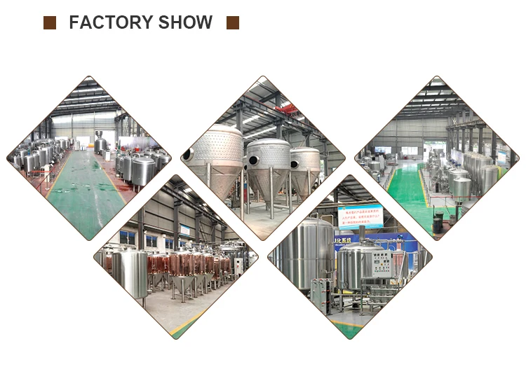 Brewery Beer Fermenting Plant With PLC Controlling