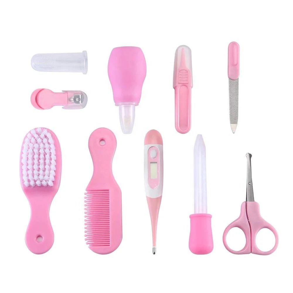 10pcs Newborn Nursery Health Care Set With Baby Grooming Tool Kit Baby ...