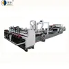 Carton box folder and gluer machine automatic type / Good quality machine for corrugated board folding and gluing box