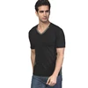 2017 logo custom 100% cotton V neck printed t-shirt