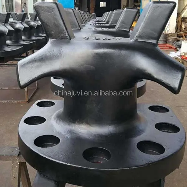 China supplier marine ship mooring dock deck for Stag Horn for staghorn Bollard
