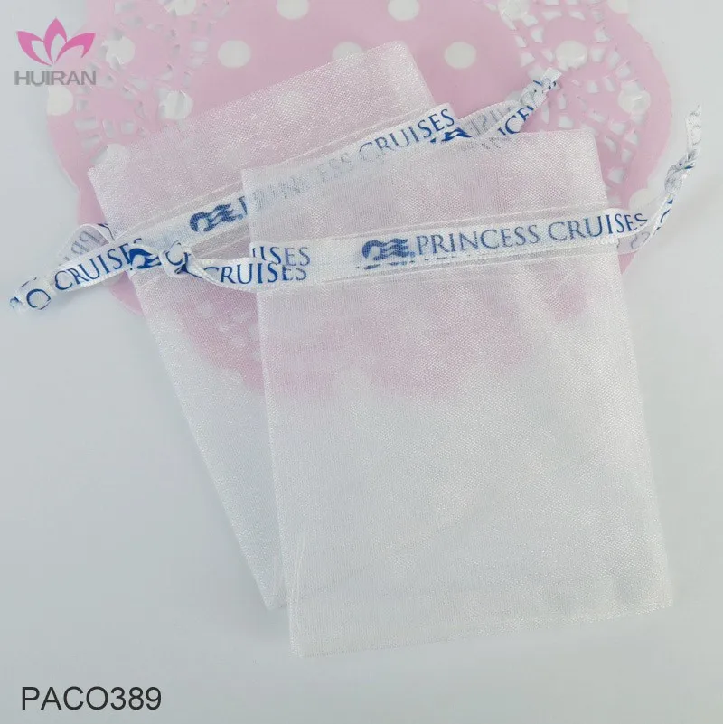 13*18 Cm Large Custom Organza Bag Wholesale Drawstring Organza Pouch