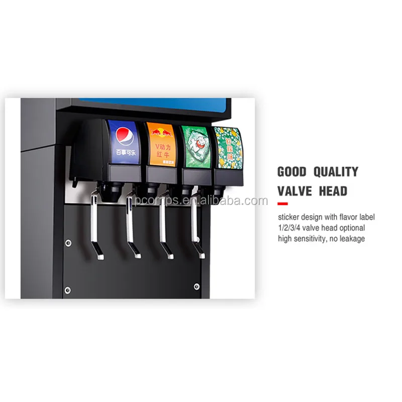 2019 Stylish Qr Code Cold Fruit Juice Kola Soda Ice Black Tea 4 Drinks