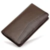 Wholesale Custom Brand Long Style Leather Wallet For Men Travel