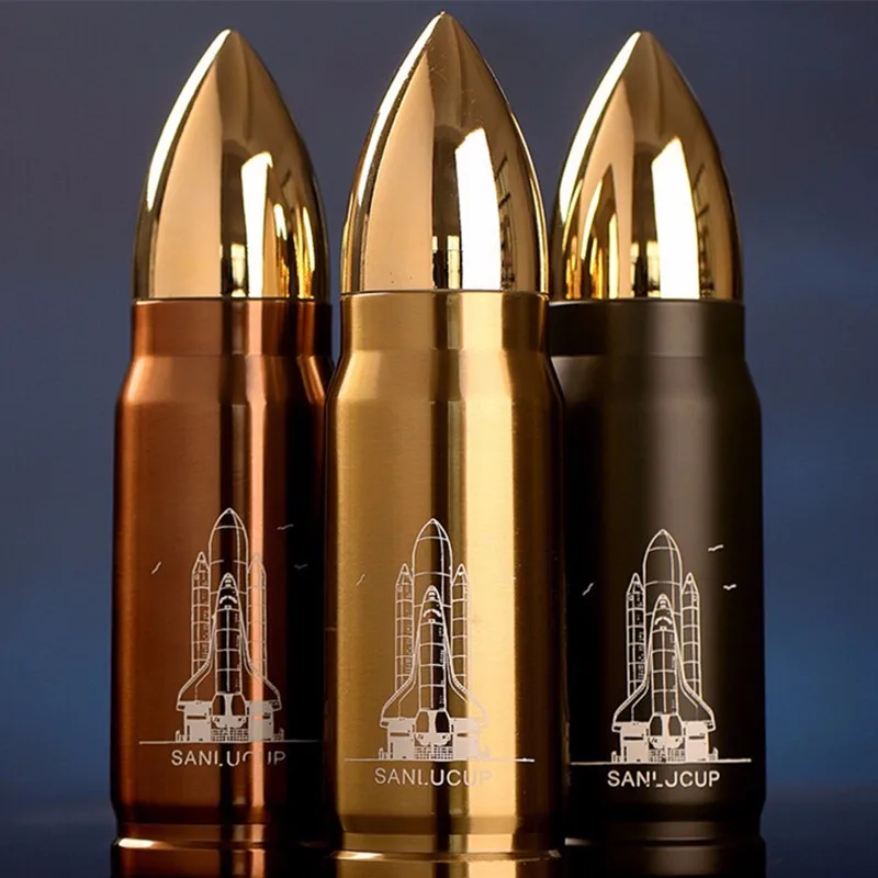 304 stainless steel coffee cup bullet shape vacuum keep warm cups