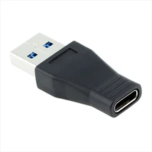 Laptop USB 3.0 Male to USB 3.1 Type C Female Data Converter Desktop USB3.1 Type-C to USB-C female port OTG Adapter