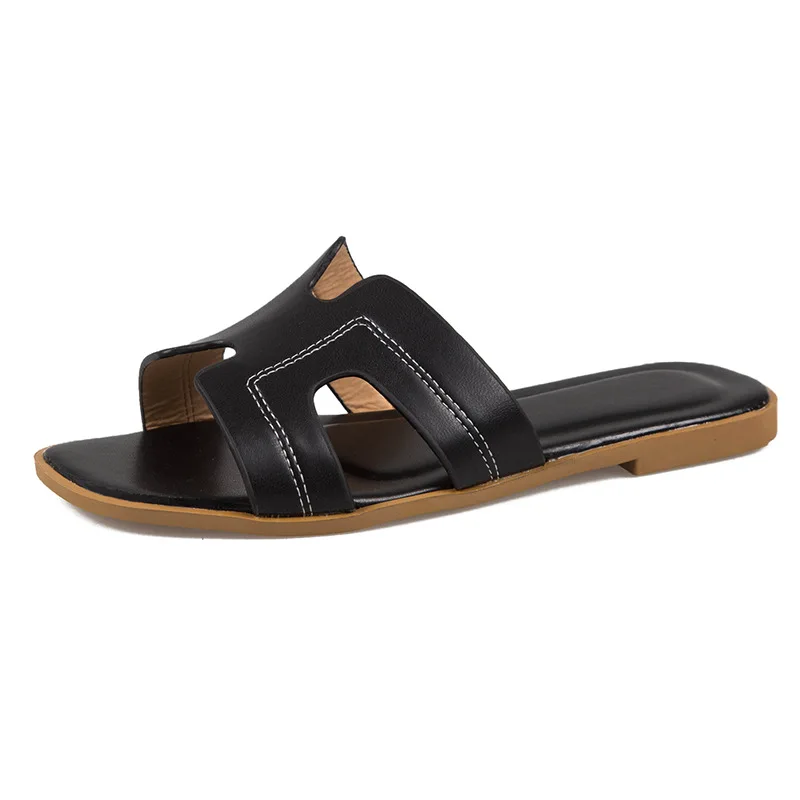 

The new flat beach shoes are "flip-flops"