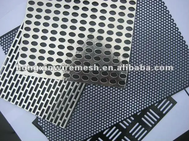 perforated metal door