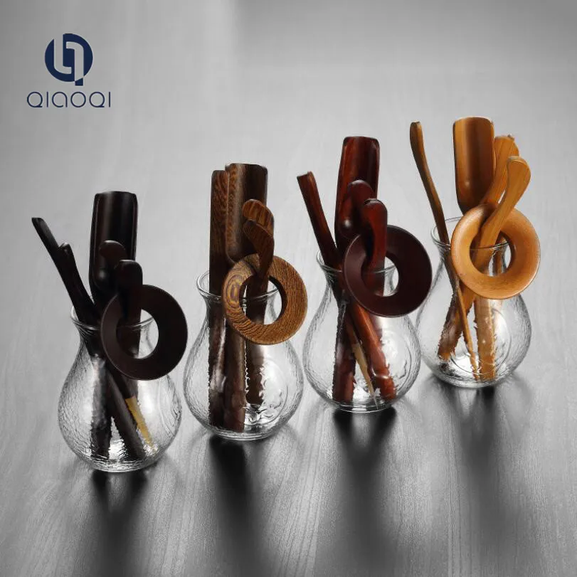 

Bamboo Tea Accessories Set, Clear/customized