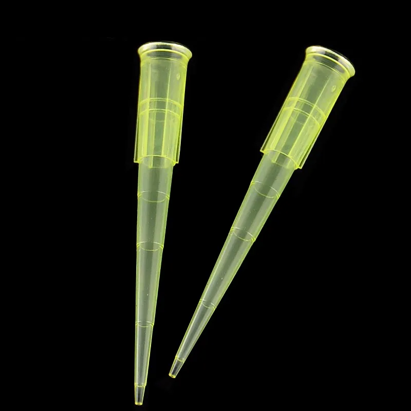 Lab Plastic Yellow 200ul Pipet Tips For Eppendorf Gilson Brand Buy