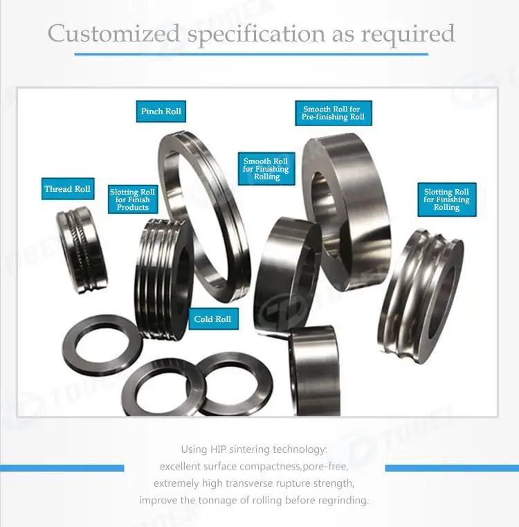 Tungsten Carbide TC Roll Ring/Roller for Wire