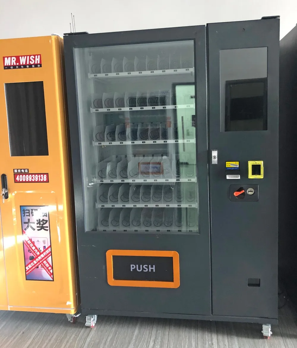 Huizu Wm22w Black Color Vending Machine Lcd Display Transparent Lcd