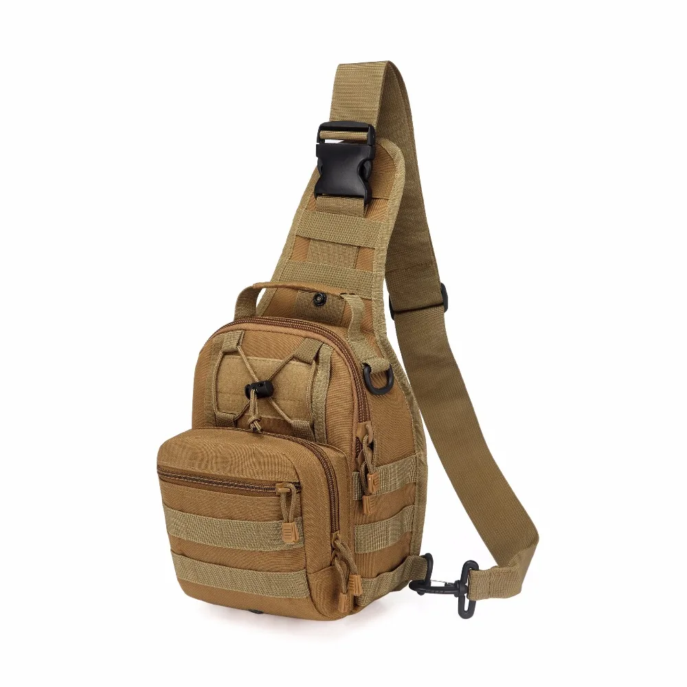 

Factory wholesale waterproof tactical cross body mens sling bag durable outdoor military chest pack bag, Customized