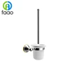 FAAO long handle two side holloware brush two side nylon bristle brush cleaning plastic dish brush