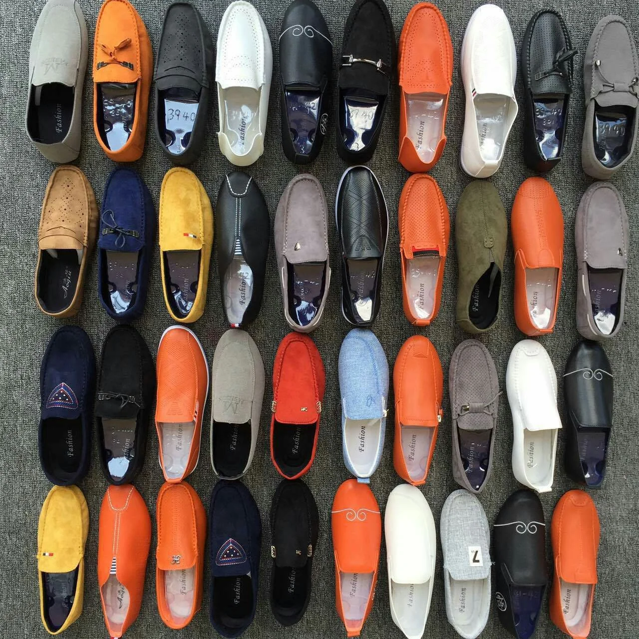 

fashion men casual shoe loafer shoes wholesale stocklot