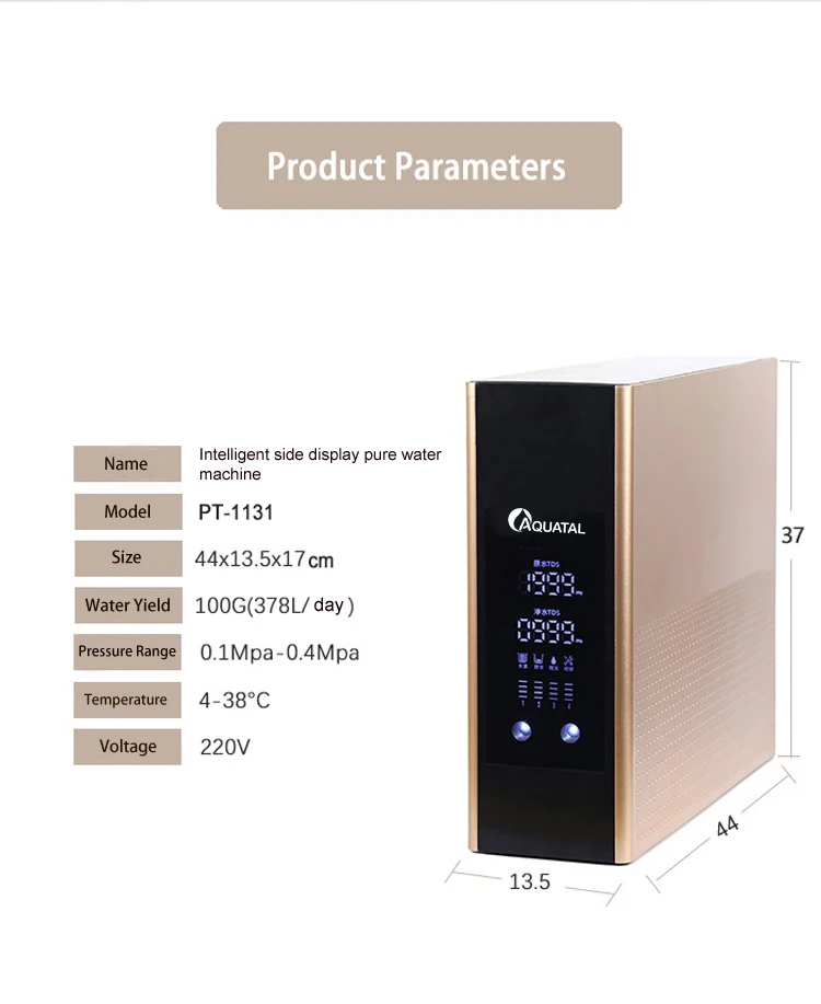 smart desktop portable tankless ro drinking  water purifier water purifiers filtration reverse osmosis filter housings malaysia