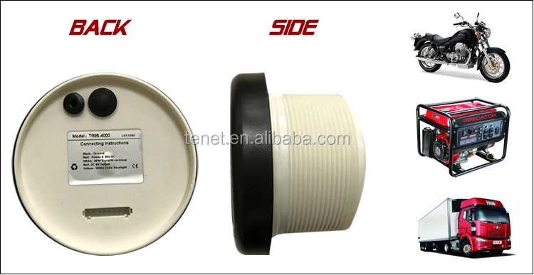 85mm New Tachometer RPM Gauge,RPM Ratio (pulses per round) programmable