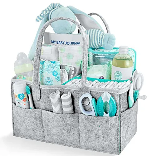 

OEM felt hanging baby diaper caddy organizer bag, Customized colors