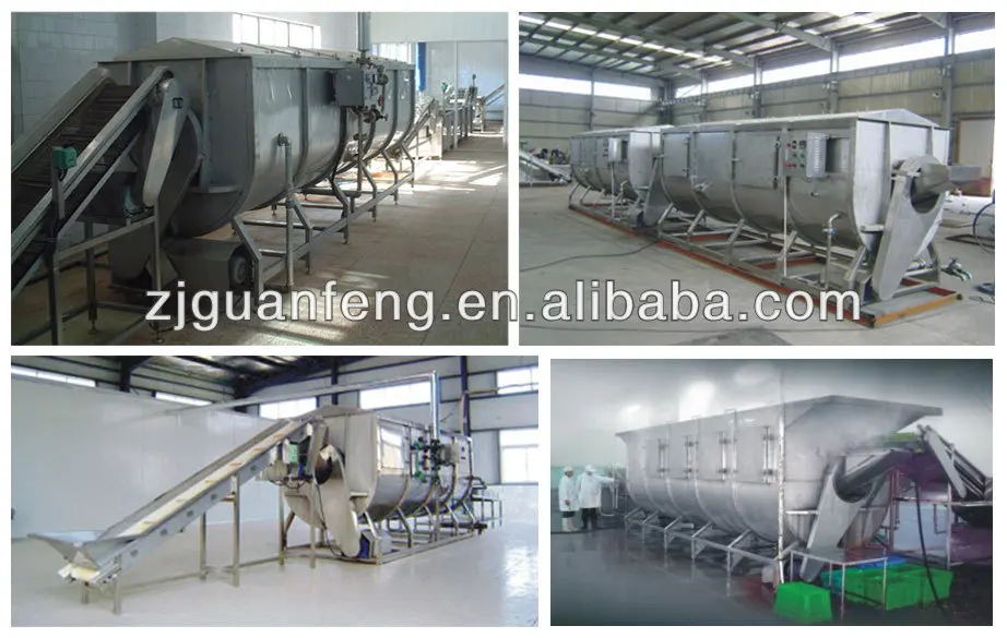 vegetable and fruit blanching machine potato chips blanching machine