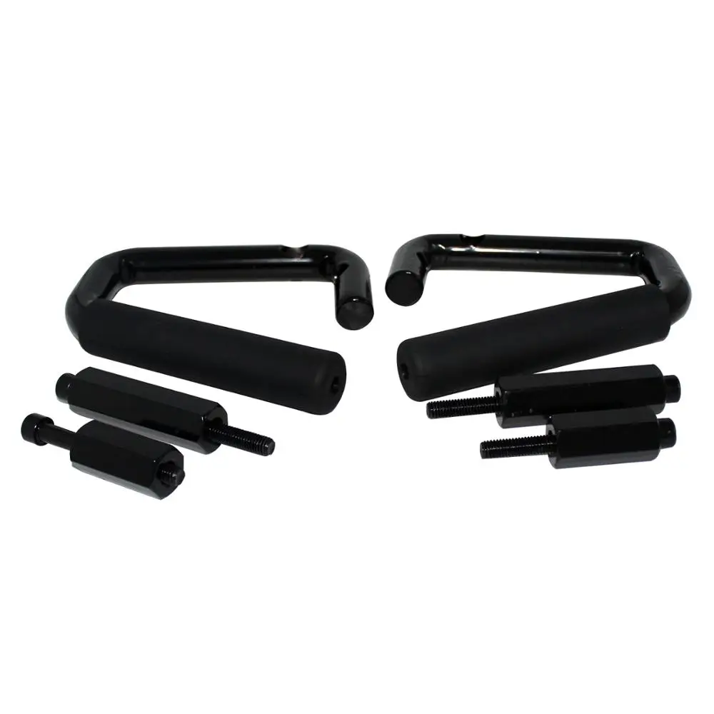 Black Metal Front Car Grab Handles Grab Bar For Jeep Wrangler 20072017