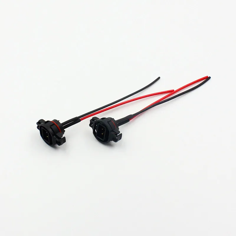

5202 202 5201 2504 h16 psx24w auto bulb led fog lamp holder connector H16 LED bulb male extension cable clips wiring harness