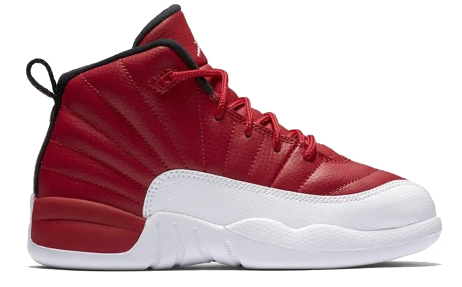 jordan 12 red and white toddler