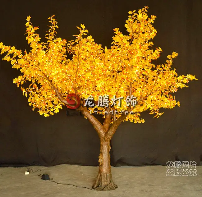 
2020 Hotsale Waterproof artificial led maple tree 