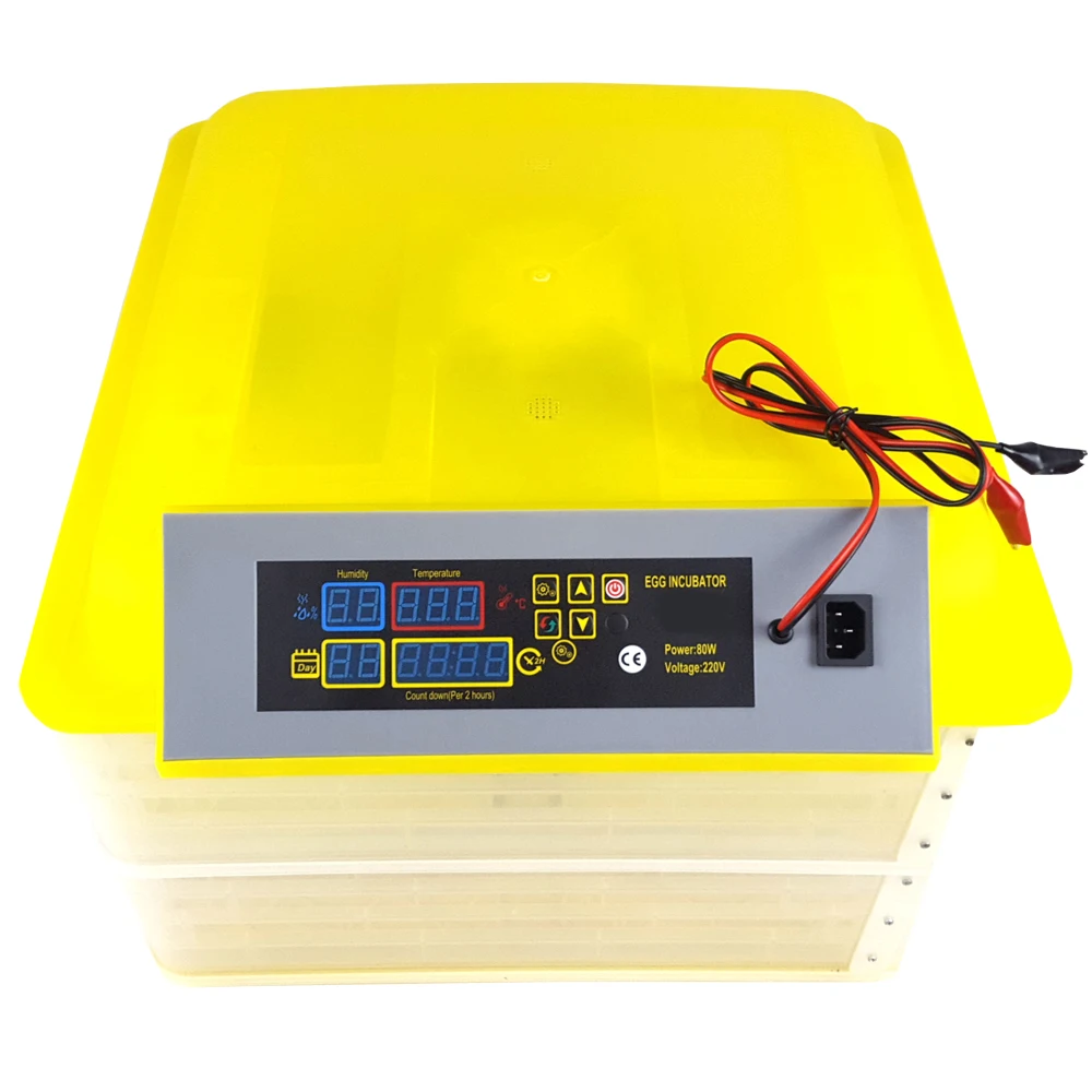 High Hatchability 100 Eggs Incubator 12v Bettery Egg Hatching Machine