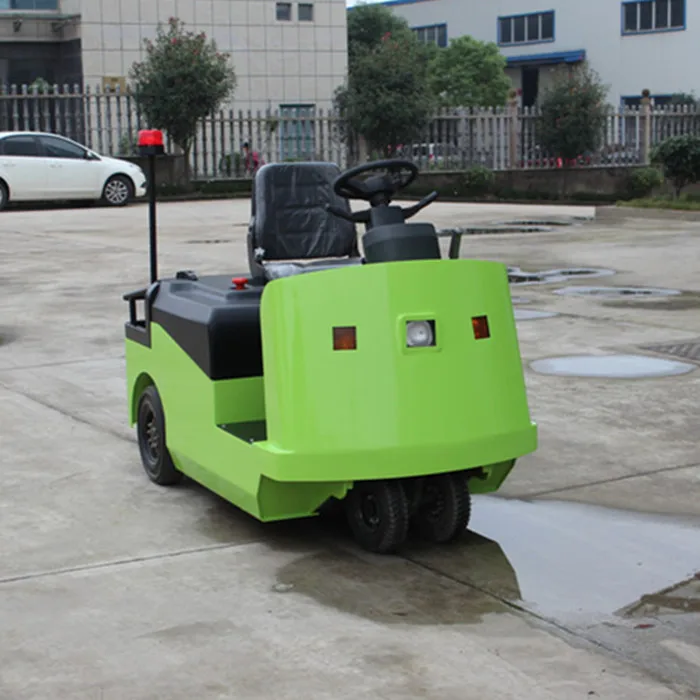 Warehouse Truck 6 Ton Capacity Electric Trail Towing Tractor
