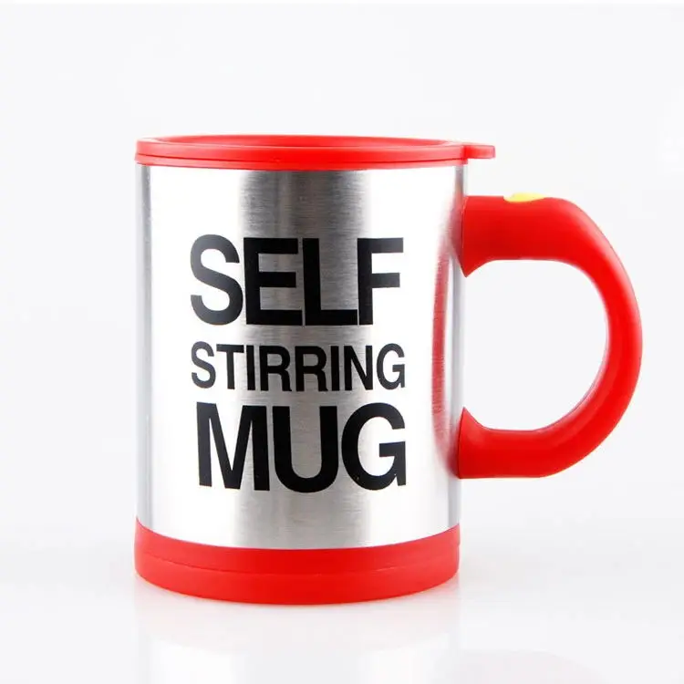 

Double Insulated Self Stirring Mug Electric Lazy Automatic Mixing Stainless Steel Travel Coffee Mug, Custom