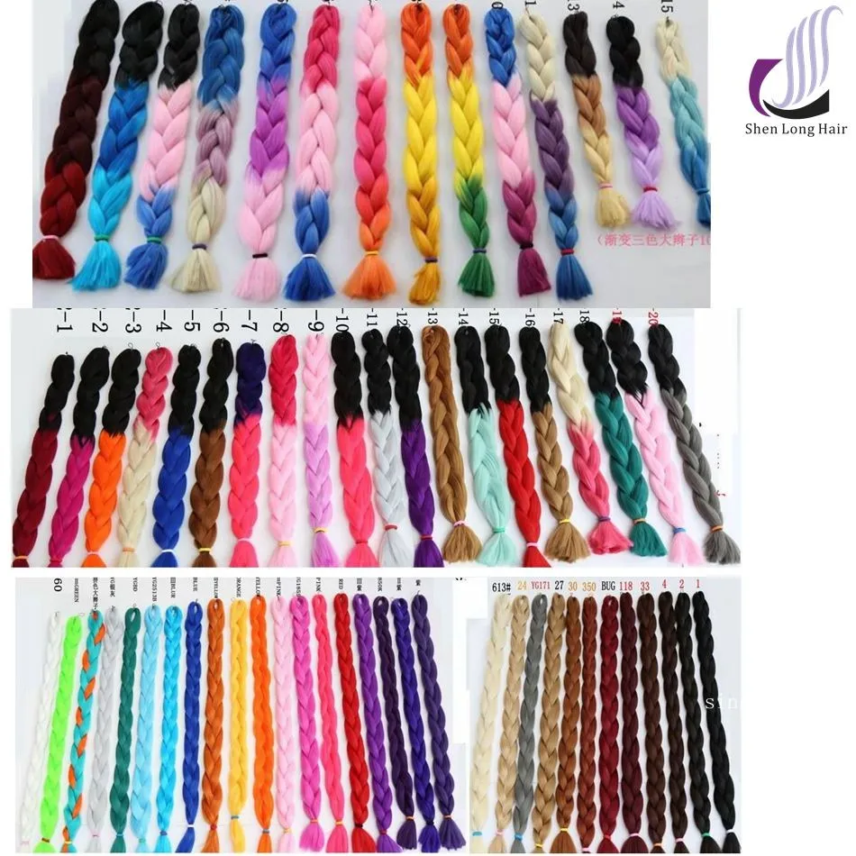 Best Selling Japanese Fiber Jumbo Braid Synthetic Hair Braiding